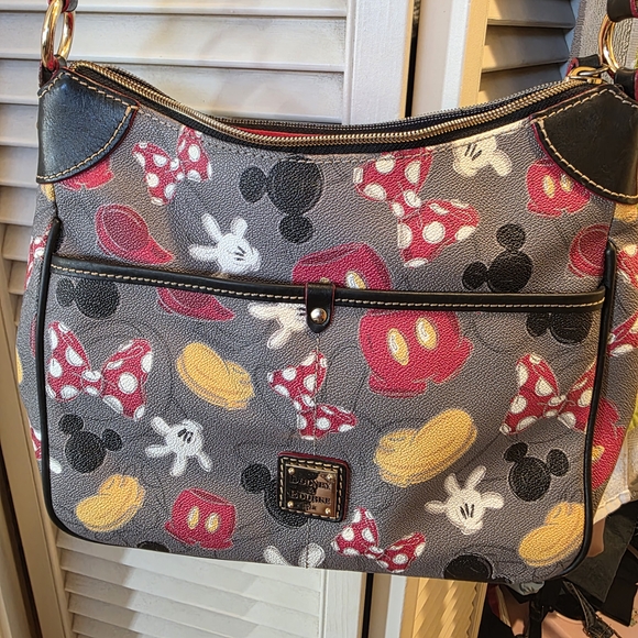 Dooney & Bourke Disney Mickey Crossbody Bag - Black and Red - Picture 6 of 12